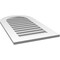 Ekena Millwork Round Top Surface Mount PVC Gable Vent: Functional, w/ 3-1/2"W x 1"P Standard Frame, 20"W x 36"H GVPRT20X3601SF - alternate 5